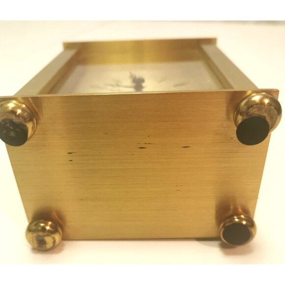 Equity Quartz, Brass Table Clock, Hong Kong - Picture 13 of 13